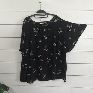 Paper crane blouse